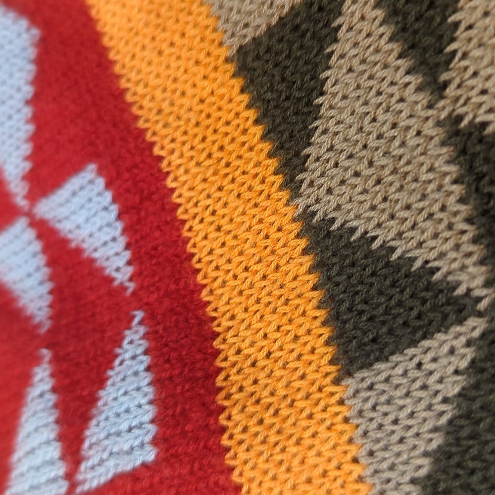 Anthropologie Multicolor Geometric Knit Cardigan - Picture 15 of 15